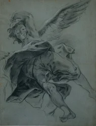 En flygande ängel (recto)