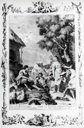 Erminia hälsas av herde, canto VII, Jerusalem levererad