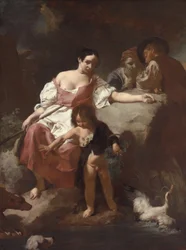 Pastoral scen, 1740