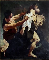 Saint James the Major är Train to the Martyr (olja på duk
