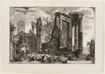 En annan vy av Sibylltemplet i Tivoli, från Views of Rome