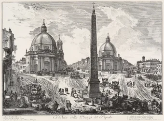 Utsikt över Piazza del Popolo