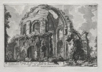 Resten av Temple of Minerva Medica.