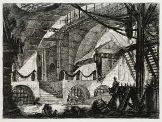Sågbocken (blad 12 i: Carceri d