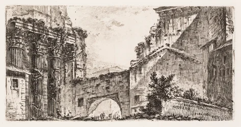 Augustus Forum, skylt 15 från Some Views of Triumphal Arches and other monuments