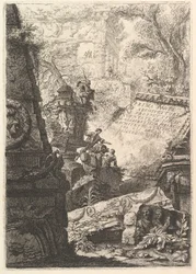 Frontispice: First Part of Architectures, and Perspectives, Rom, ca. 1750.