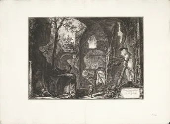 Ruin i Villa Barberini Ruinerna av en gammal byggnad i Villa Barberina vid Castel Gandolfo (titel på objektet) Archeologische vondsten uit Albano en Castel Gandolfo (serietitel) Antikviteter från Albano och Castel Gandolfo (serietitel)