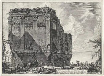 Tempel van Salus i Rom Forntida tempel allmänt känt som della Salute på Via d