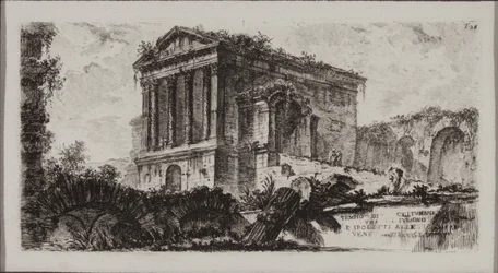 Temple of Clitumnus mellan Fulgino och Spoleto