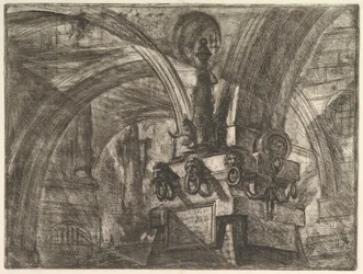 Piren med en lampa, från Carceri dinvenzione Imaginary Prisons, ca. 1749-50.