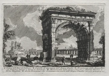 Utsikt över Gallienus båge.