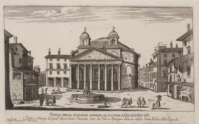 Utsikt över Pantheon, ca 1778-92 (etsning)