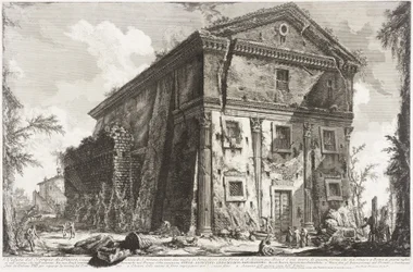 Utsikt över Bacchustemplet, 1760-78