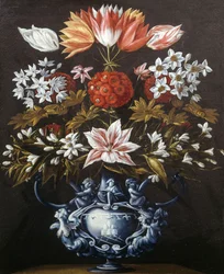 Vas med blommor