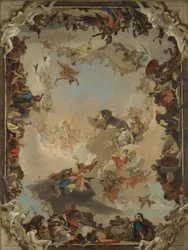 Allegori över planeterna och kontinenterna, 1752