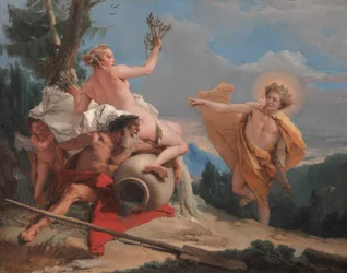 Apollon förföljer Daphne