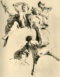 Bacchus och Ariadne, c1740, 1928