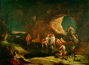 Diana och Acteon, ca 1720-21