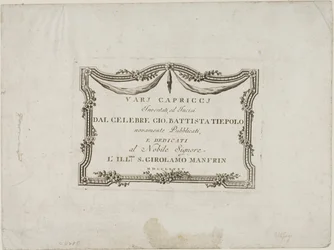 Frontispiece från Capricci