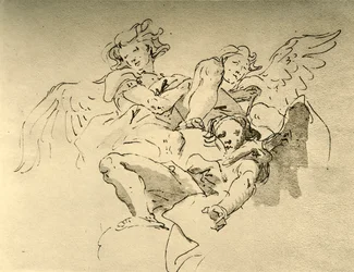 Svävande änglar, mitten av 1700-talet, 1928