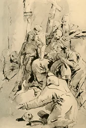 Madonna med heliga, mitten av 1700-talet, 1928