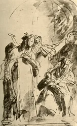 Madonna med två kvinnliga helgon, 1747-1748, 1928