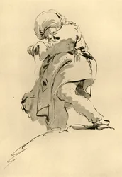 Man med turban, mitten av 1700-talet, 1928