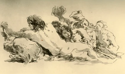 Nereids och Triton, c1753-1762, 1928