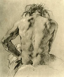 Naken rygg, 1751, 1928