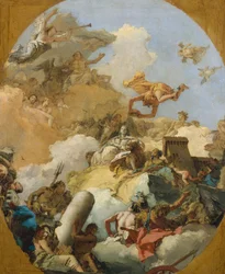 Den spanska monarkins apoteos, 1760-talet.
