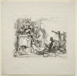 Diverse Caprices: Death Giving Audience, 1785.