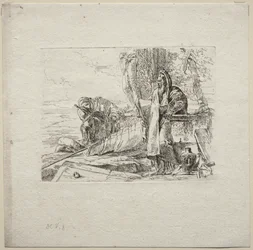 Olika Caprices: The Philosopher Standing with Book, 1785.