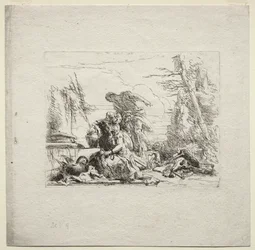 Olika Caprices: Kvinnan i handbojor, 1785.