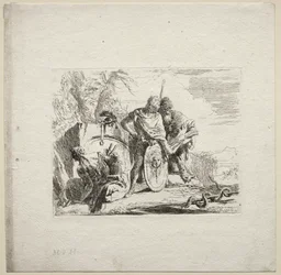Olika Caprices: The Young Soldier and the Astrologer, 1785.