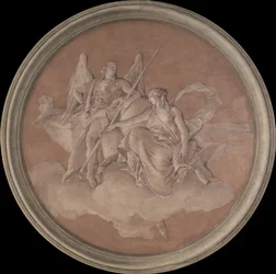 Dygd och överflöd, 1760 (fresk överförd till duk)