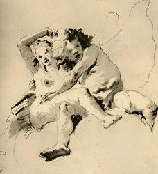 Zephyr och Flora, 1757, 1928