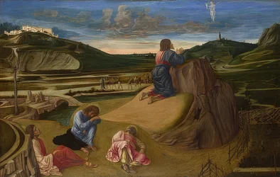 Kristus i Getsemane trädgård. Omkring 1465