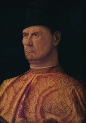 Porträtt av en Condottiere, 1475-1480