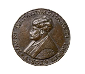 Renässansmedalj från Florens, ca 1480 (kopparbaserad legering)