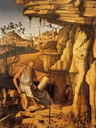 S:t Hieronymus i öknen, 1480-87
