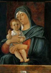 Jungfrun och barnet, ca 1470-1475.