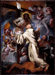 Mystical Vision of St Bernard (olja på duk