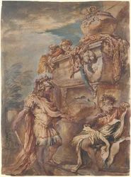 Alexander vid Cyrus grav