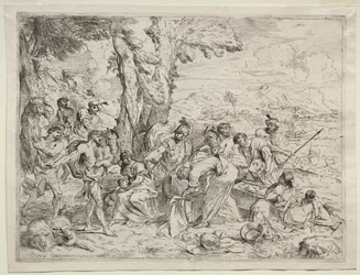 Laban söker efter idoler i Rachels bagage, ca. 1635.