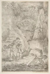 Theseus hittar sin fars vapen, 1645 publicerad 1648.