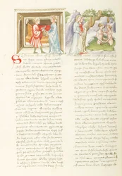 Decameron, Liaison dangereuse Salabaetto et Jancofiore se baignant, Dag åtta, novell 10.