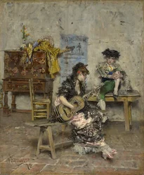 En gitarrspelare, 1872