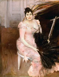 Argentinsk sångare, av Giovanni Boldini (1842-1931)