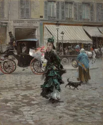 När man korsar gatan. 1873-75