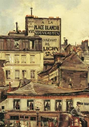 Italien, utsikt över Place Clichy i Paris